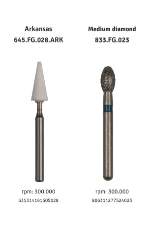 Arkansas and Medium diamond